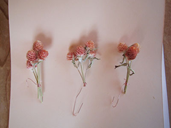 Fleurs ornaments for the holiday tree.